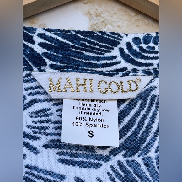 MAHI GOLD Sleeveless Tunic Dress Secret Garden in Monomoy size small - Picture 6 of 12